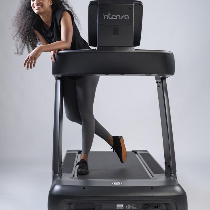 Modern fitness club interior