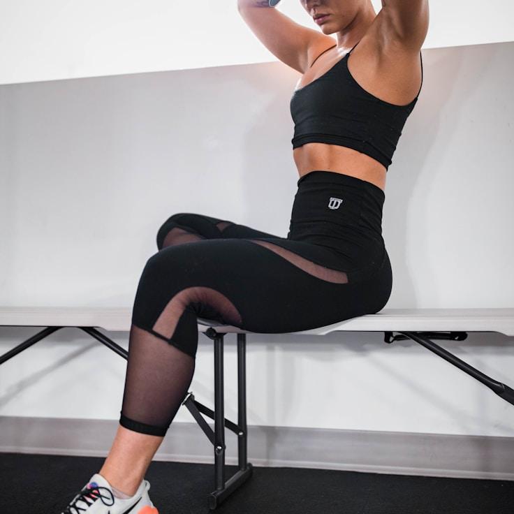 Yoga and wellness studio with natural lighting